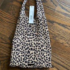 Loeffler Randal pleated animal print should bag